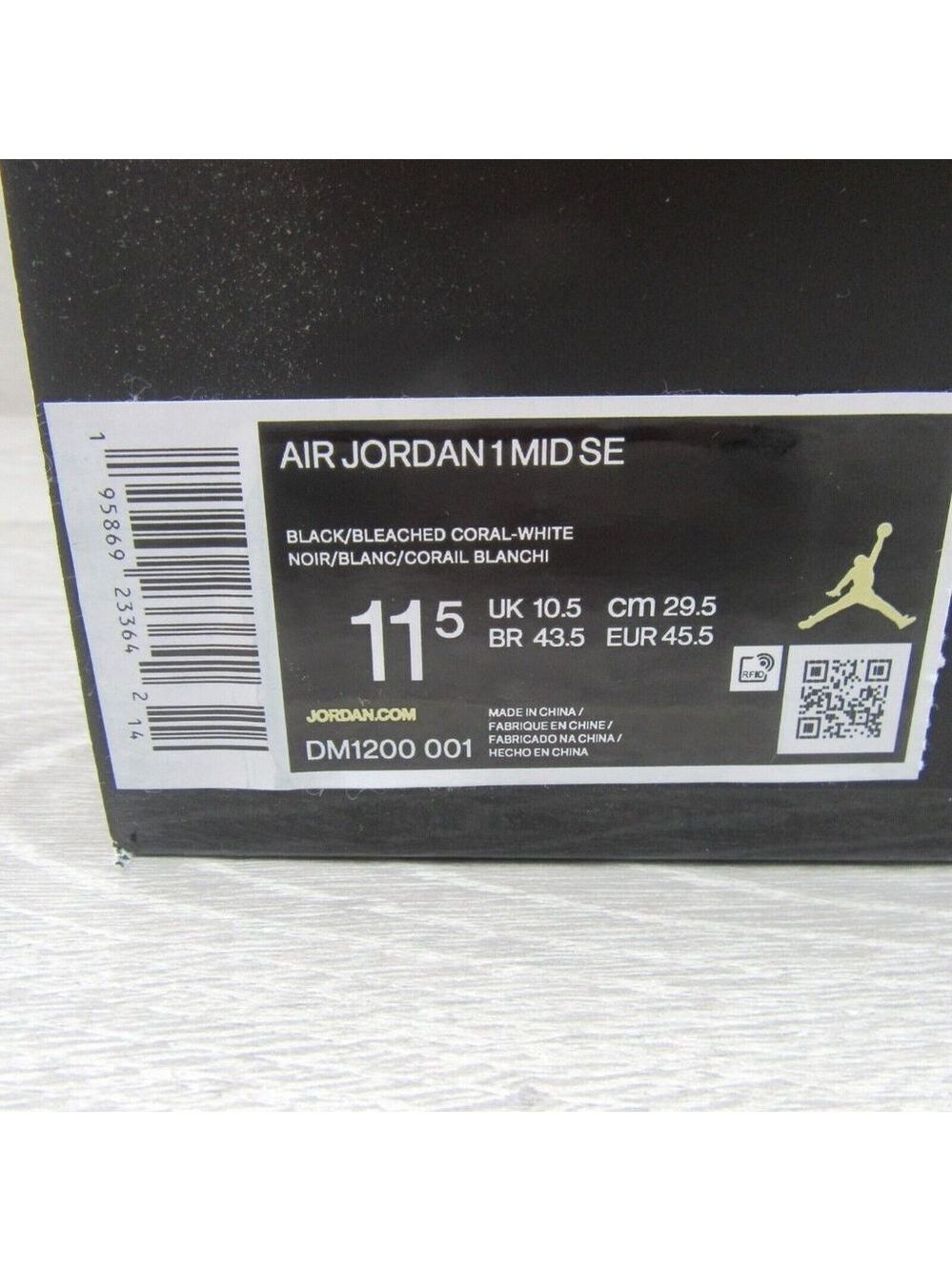 Air Jordan 1 Mid SE Zen Master Tie-Dye Sneakers Mens Size 11.5 NEW - Picture 15 of 15